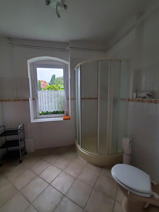 Ferienwohnung Am Rosengarten 로바우 외부 사진