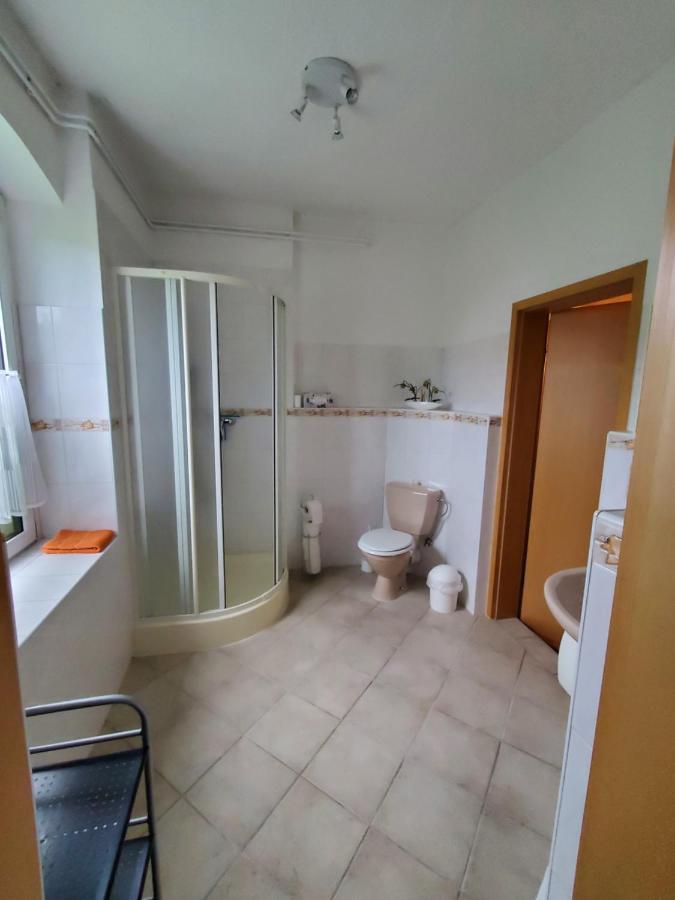 Ferienwohnung Am Rosengarten 로바우 외부 사진
